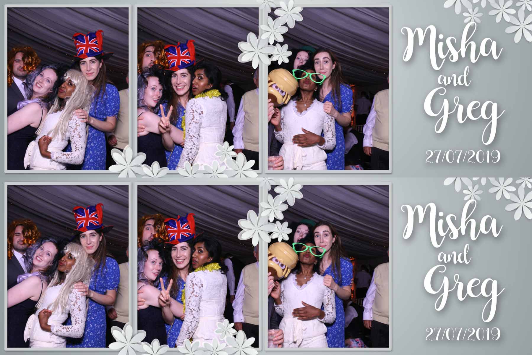 Misha & Greg's Wedding | View more photos from the event at galleries.surreyfacebooth.co.uk/u/Surrey-FaceBooth/Misha-Gregs-Wedding